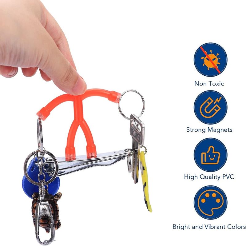 10PCS Humanoide Kühlschrankmagnete Farbige Magnettoys für Kinder und Dekoration