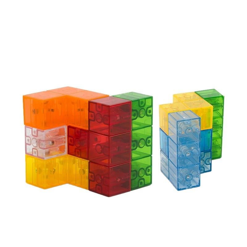 3D Magnet Rubik's Cube Magnet Puzzle Kuben Set von 7 mehreren Formen für Kinder