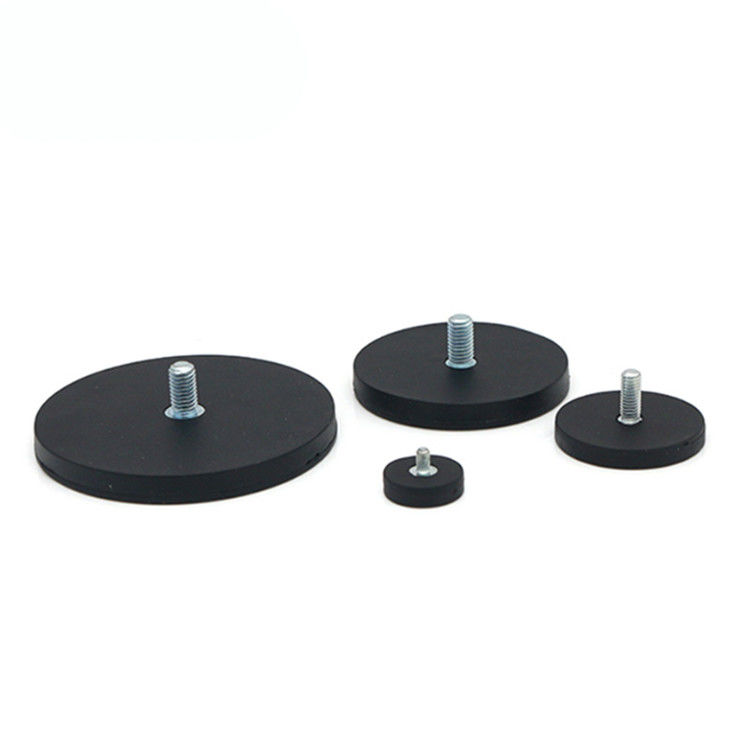 Mehrfarbiger starker magnetischer Gummi-beschichteter Topfmagnet zum Halten von Autodachleuchten