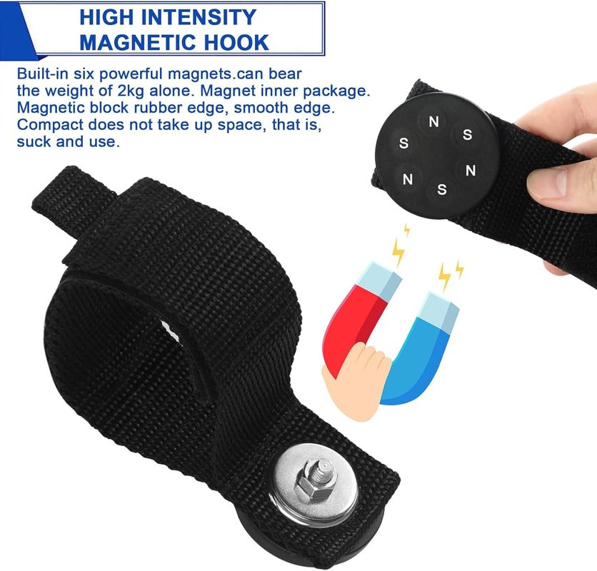 Ergonomische magnetische Hängebänder mit Verlängerungskabelhalter für Kabel Schläuche