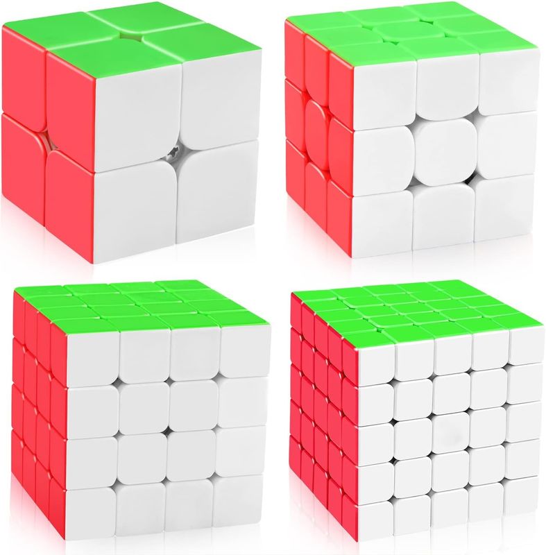 Multikolor Magnetische Rubik's Cube Set mit 2x2 3x3 4x4 5x5 Serie