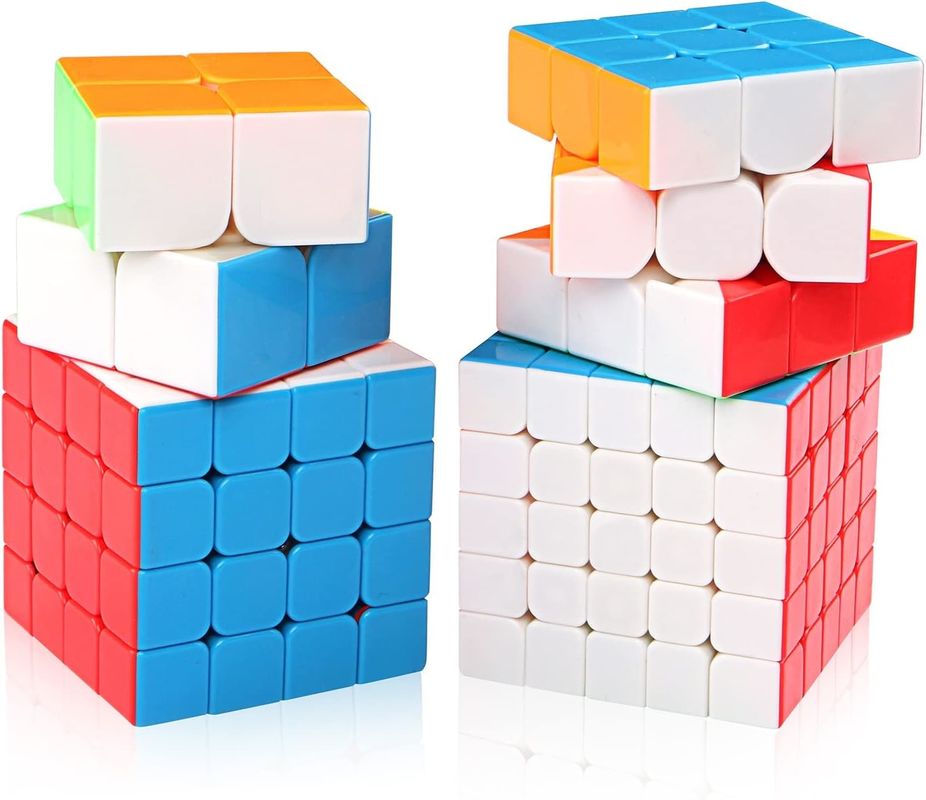 Multikolor Magnetische Rubik's Cube Set mit 2x2 3x3 4x4 5x5 Serie