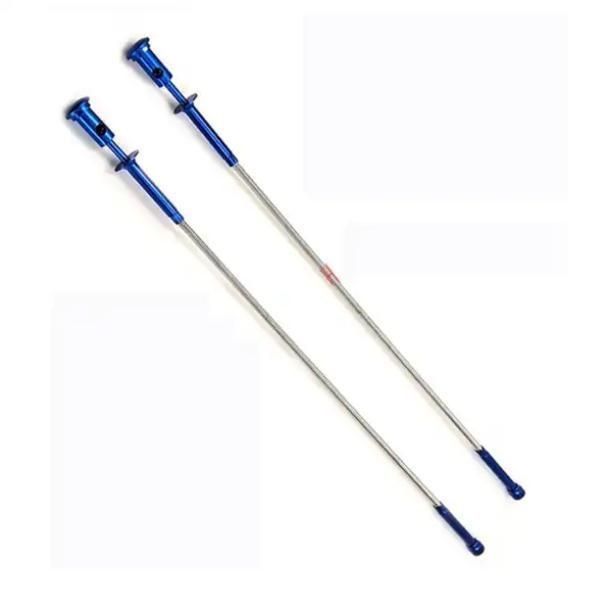 Edelstahl Flexible 2 Fuß Magnetische Pick Up Claw Grabber Tool W/LED Licht für mehrere Anwendungen angepasst