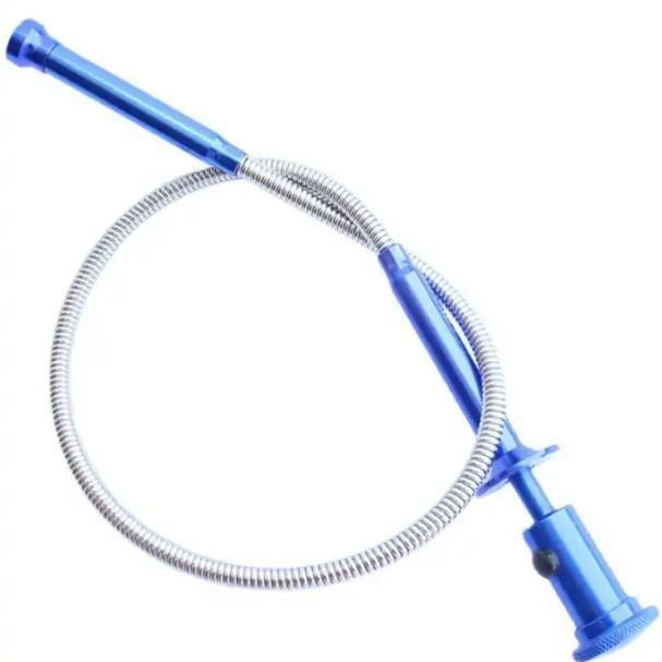 Edelstahl Flexible 2 Fuß Magnetische Pick Up Claw Grabber Tool W/LED Licht für mehrere Anwendungen angepasst