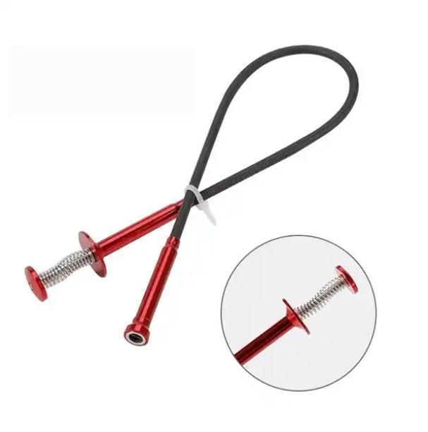 Edelstahl Flexible 2 Fuß Magnetische Pick Up Claw Grabber Tool W/LED Licht für mehrere Anwendungen angepasst