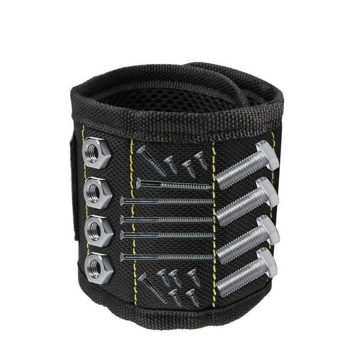 Magnetisch verstellbares Armband mit starken Magneten zur Absorption von Schrauben und Bohrstücken