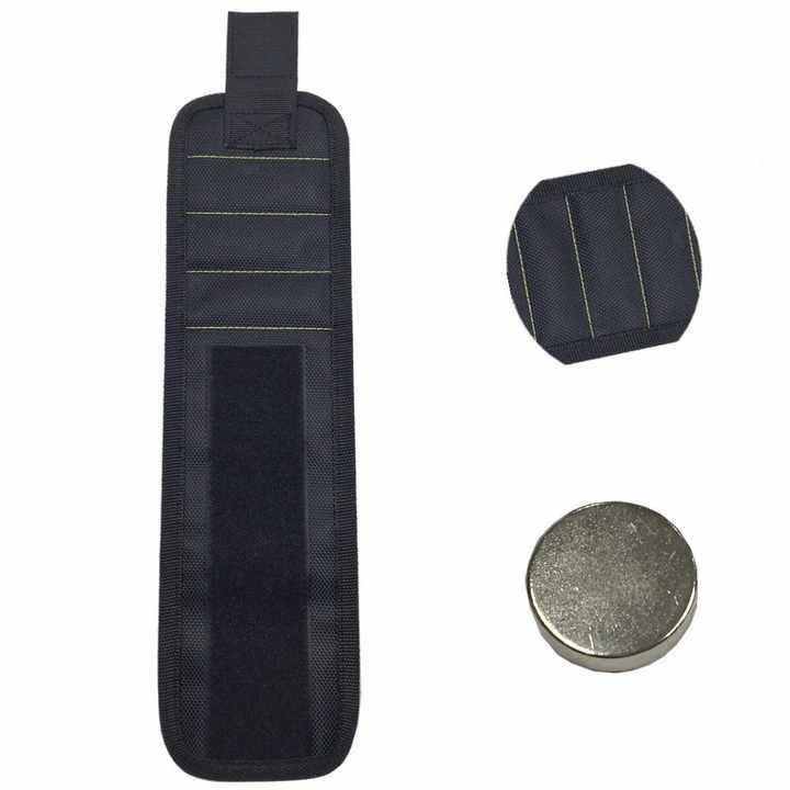 Magnetisch verstellbares Armband mit starken Magneten zur Absorption von Schrauben und Bohrstücken