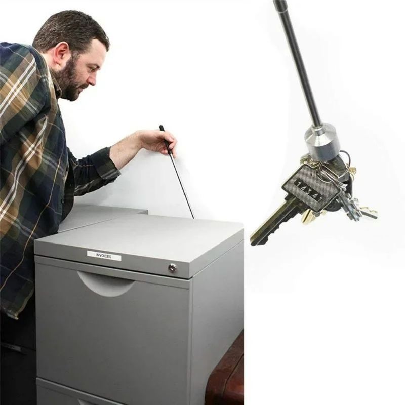 Tragbare Teleskopmagnetische Flexible Pick-up-Tool verstellbarer Ausdehnungsstange Stick leistungsstarker Magnetstift
