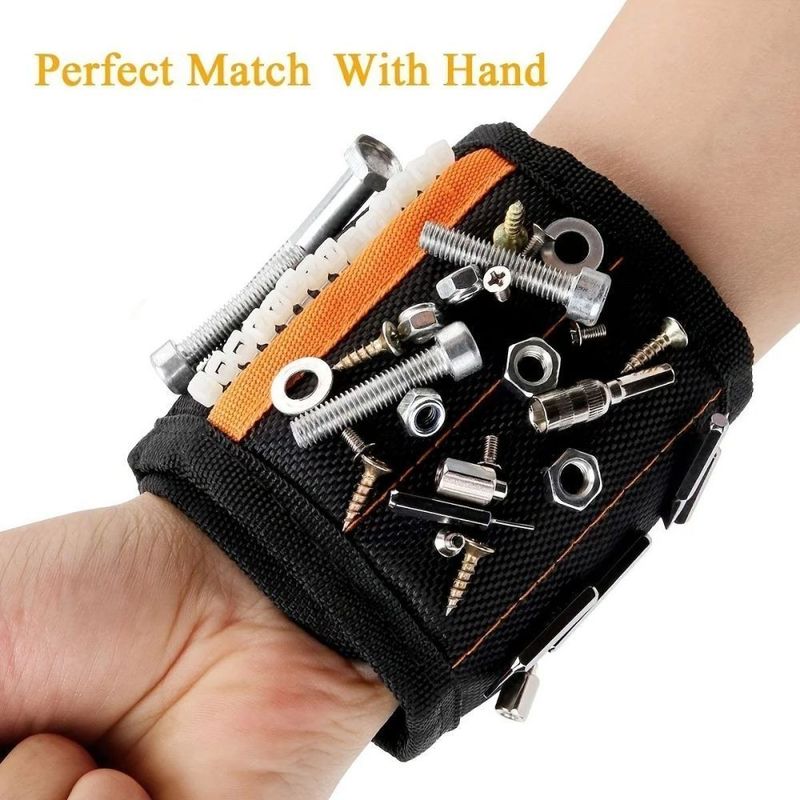 Magnetische Armband mit Daumenband Starke Magnete Halter Nägel Bohren Nüsse Lagerung