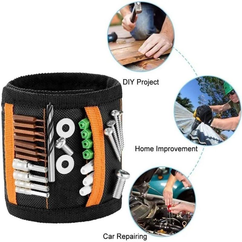 Magnetische Armband mit Daumenband Starke Magnete Halter Nägel Bohren Nüsse Lagerung