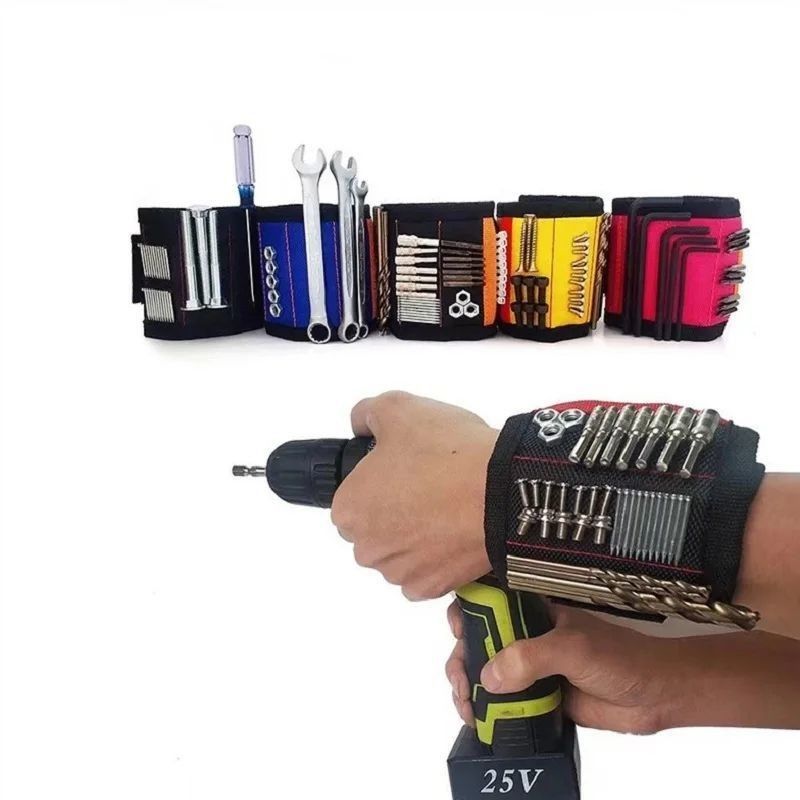 Magnetische Handgelenkstützbänder für Tarnung Magnete für Schrauben Nagel Armband Gürtelstütze