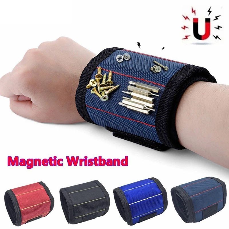 Portable Magnet Wristband Tool Kit Strong Magnet Wristband Tool Strap mit Teleskop Pickup Tool Holzbearbeitung Werkzeuge Reparatur Zubehör