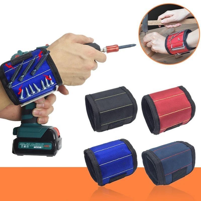 Portable Magnet Wristband Tool Kit Strong Magnet Wristband Tool Strap mit Teleskop Pickup Tool Holzbearbeitung Werkzeuge Reparatur Zubehör