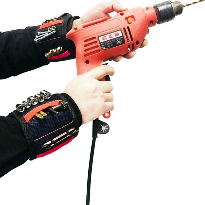 Portable Tool Bag und individuell angepasstes magnetisches Armband mit starken Magneten für Elektriker Paket Bruttogewicht 0,300 kg