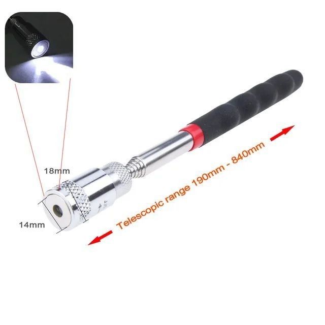 Portable Teleskop Magnetic Magnet Pen Handy Tool Kapazität zum Abholen Nuss Schraube Erweiterbare Abholstange