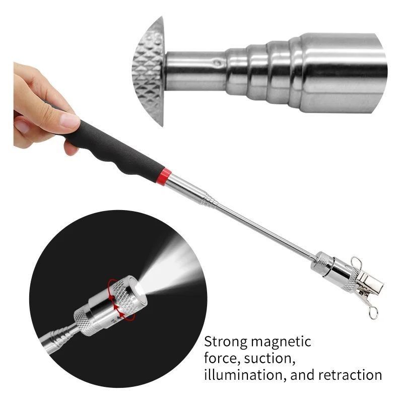 Teleskopmagnet Mini Portable Heavy Duty Magnetic Pick-up Nut Heimwerkzeuge