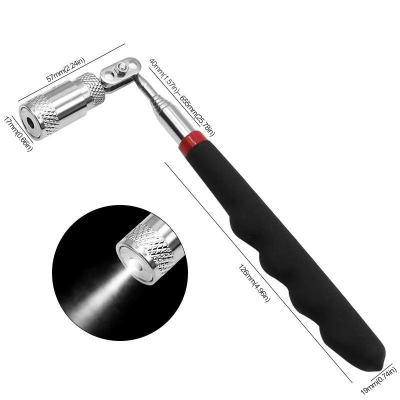 Teleskopmagnet Mini Portable Heavy Duty Magnetic Pick-up Nut Heimwerkzeuge