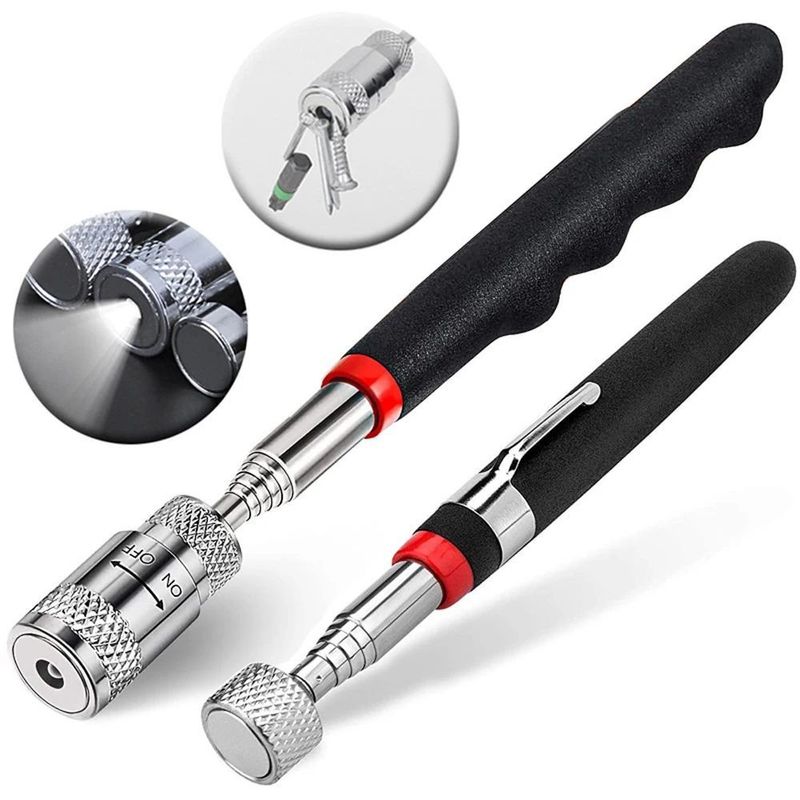 Teleskopischer Magnetstift mit leichtem Mini-Portable Magnet Pick-Up Tool Erweiterbarer Pick-Up-Stick