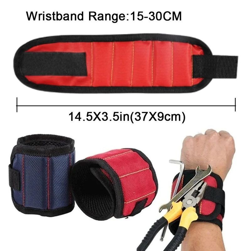 Trägliches Werkzeugpaket mit magnetischem Armband