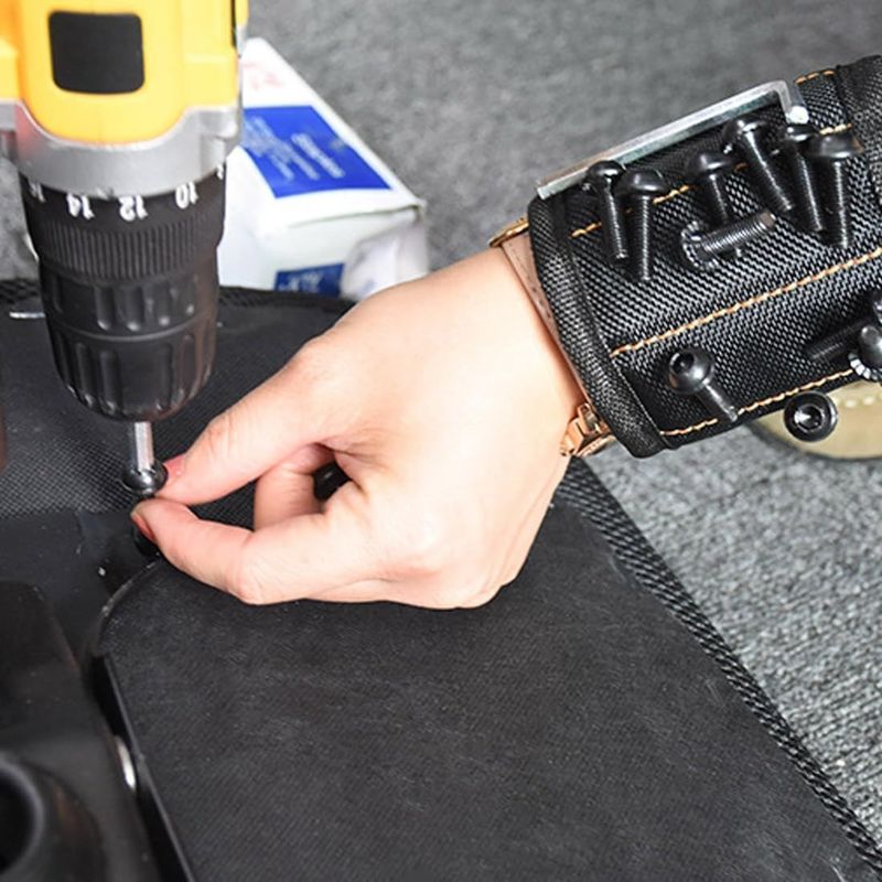 Magnetische Armband für Schrauben, Werkzeuggürtel Halter kühle Geräte für Stoff