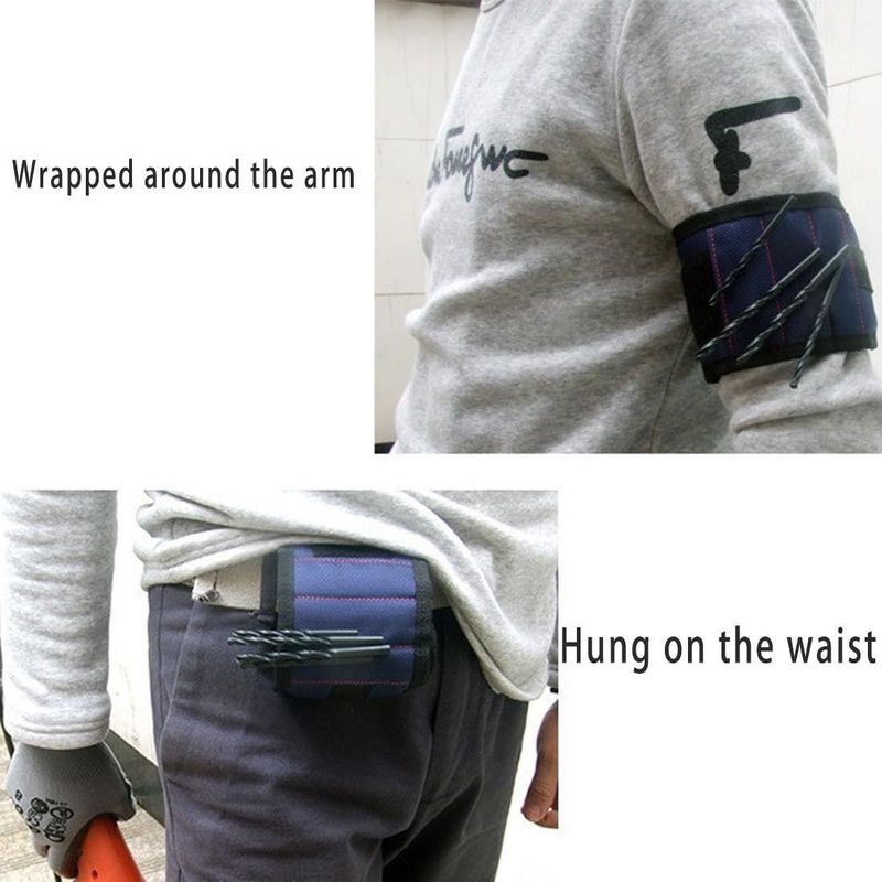 Magnetische Armband für Schrauben, Werkzeuggürtel Halter kühle Geräte für Stoff