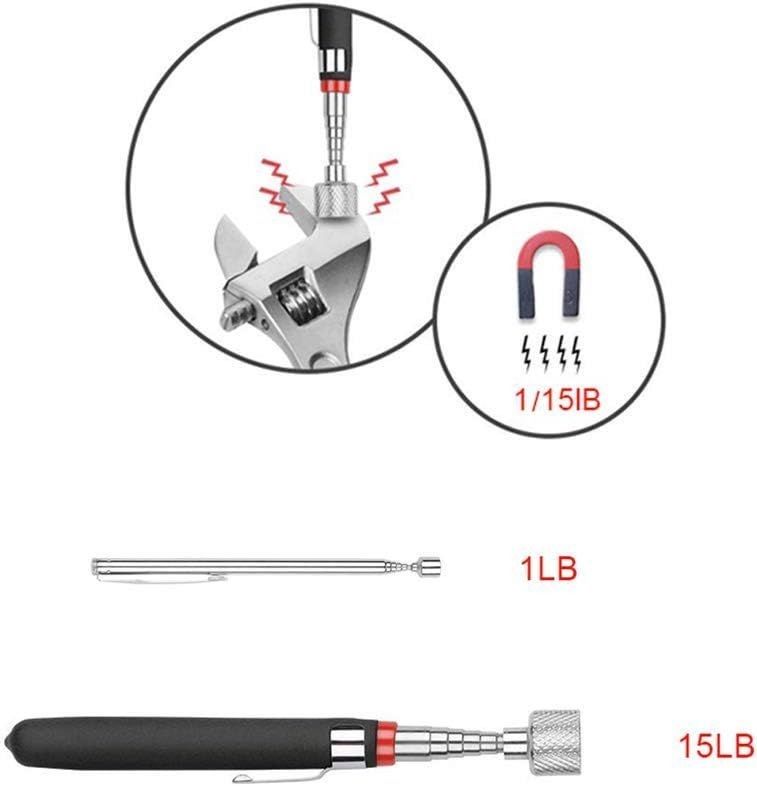 Teleskopische Magnet-Aufnahme-Werkzeug praktische Werkzeug für Schrauben Nüsse Pins, Magnetfegen