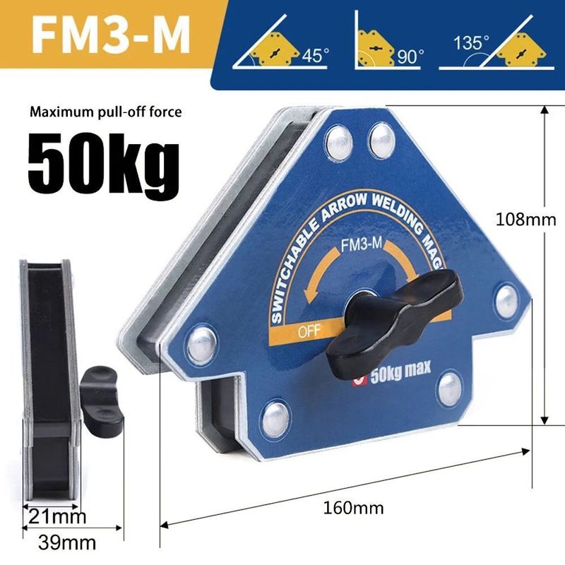 Magnetische Schweißhalter Winkellöter Pfeil Magnet Schweißbefestiger Positionierer Ferrit Halter Hilfsortgeräte