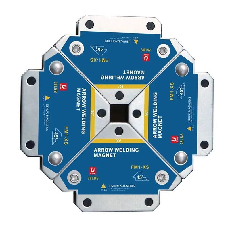 Magnetische Schweißbefestigung 45° 90° 135° Mehrwinkelmagnet Schweißpositionierer Ferrit Hilfslocator Werkzeuge Schweißpositionierer