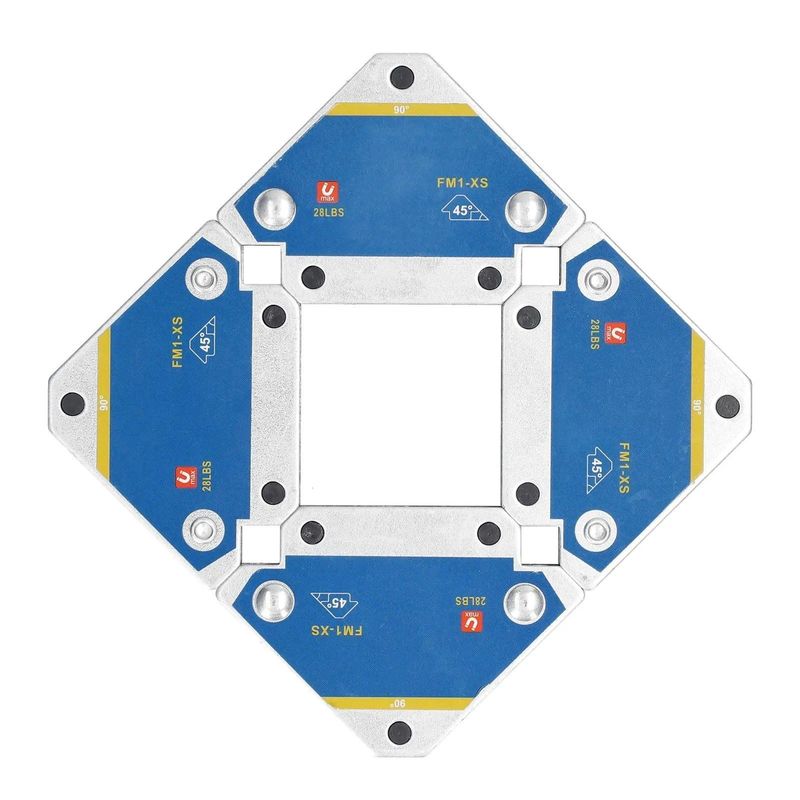 Magnetische Schweißbefestigung 45° 90° 135° Mehrwinkelmagnet Schweißpositionierer Ferrit Hilfslocator Werkzeuge Schweißpositionierer