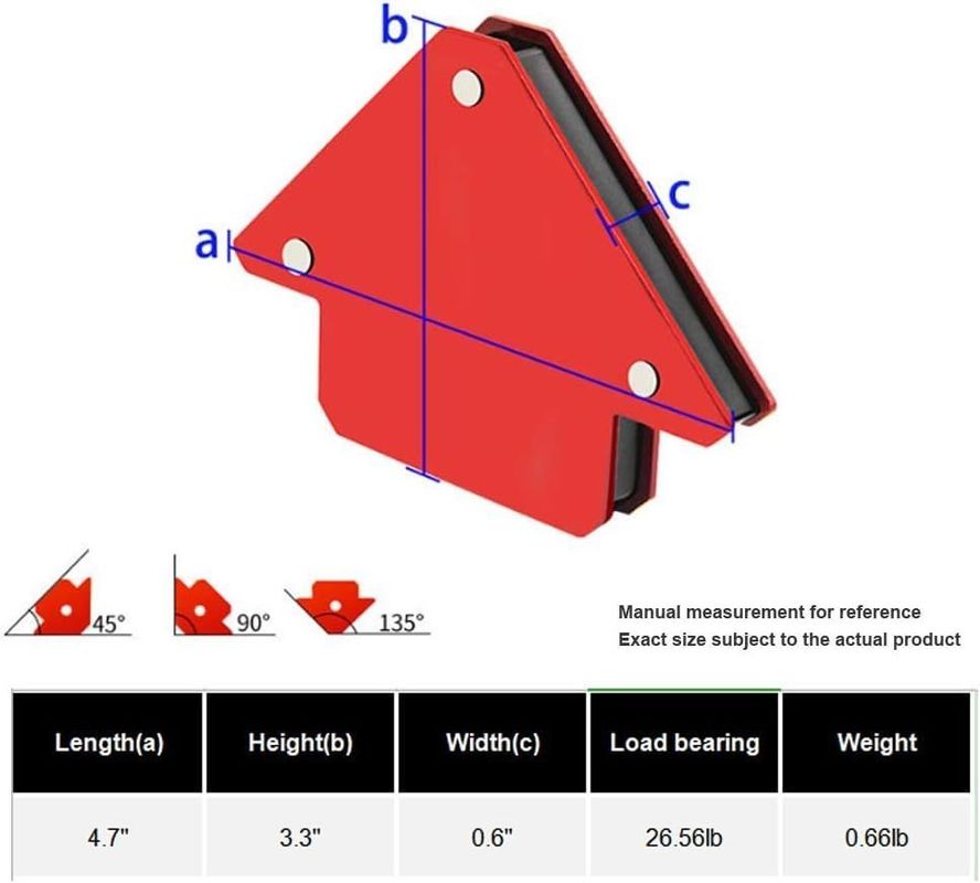 Schweißmagnethalter Stärkmagnetische Werkzeuge und Ausrüstung Werkstatt Schweißer