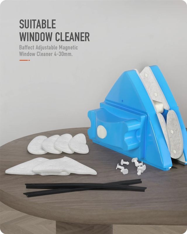Verstellbarer magnetischer Doppelfensterglas Wiper Gleiter Waschbürsteinrichtung Reinigungsbürste Wiper Werkzeuge