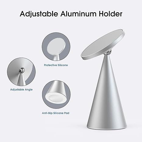 Magnetische Telefonständer kompatibel mit iPhone 13 und iPhone 12, Mini, Pro und Pro Max, verstellbarer Aluminiumhalter