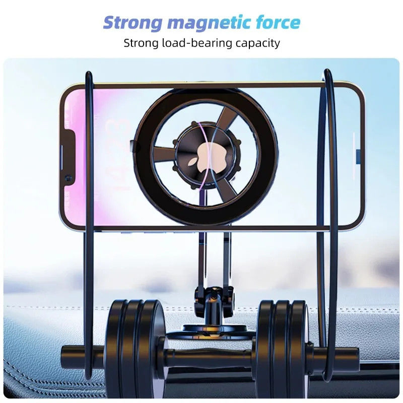 360° drehen starker magnetischer Autophonehalter für Magsafe Klapptelefonstand Luftlüftmagnet Montage GPS-Unterstützung für Telefon 14 13