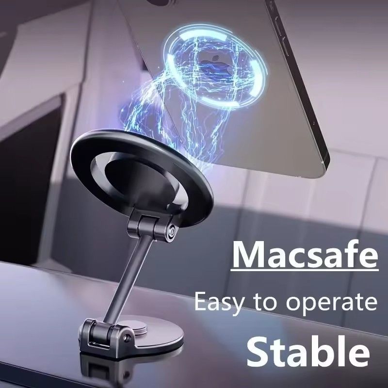 1080 Magnetische Autophone Halter Magnetische Autohalterung Montage Zelle Smartphone Unterstützung im Auto Für iPhone 15 14 13 12 11 Samsung