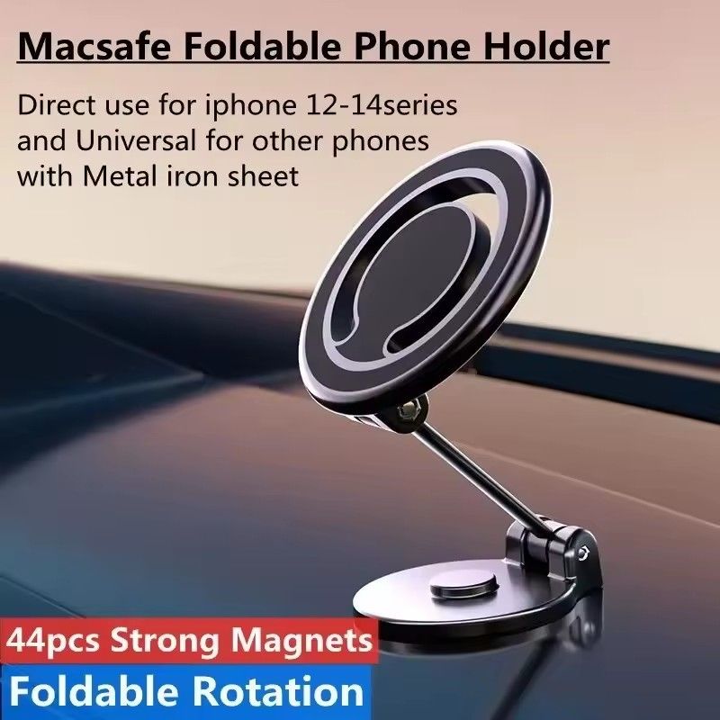 1080 Magnetische Autophone Halter Magnetische Autohalterung Montage Zelle Smartphone Unterstützung im Auto Für iPhone 15 14 13 12 11 Samsung