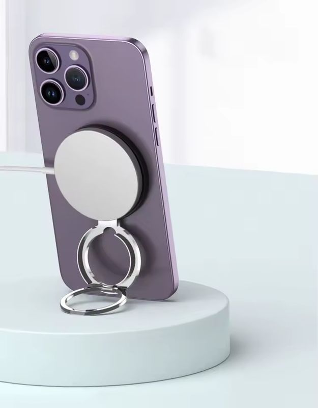 Magnetischer Handy-Ringhalter Kompatibel mit iPhone 12 13 14 Serie MagSafe Abnehmbarer Handy-Griff Kickstand