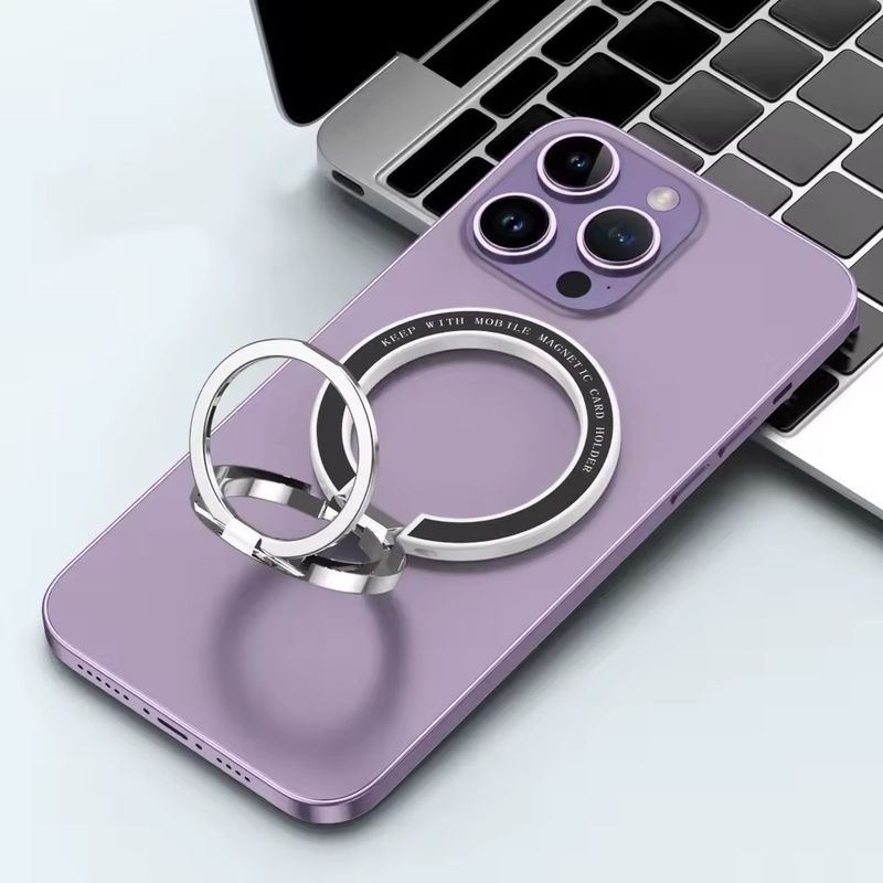 Magnetischer Handy-Ringhalter Kompatibel mit iPhone 12 13 14 Serie MagSafe Abnehmbarer Handy-Griff Kickstand